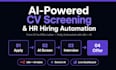 build ai CV screening and HR hiring automation workflow using n8n and airtable