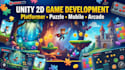 develop unity 2d game, platformer, puzzle, mobile game in unity