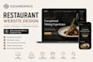 design squarespace restaurant website with online menu