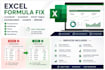 fix excel formulas, vlookup , xlookup and spreadsheets errors