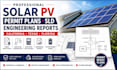 do ca tx fl solar pv permit plans sld engineering reports