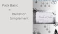 papeterie mariage sur le theme hivers