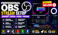setup professional obs stream for whatnot, twitch, tiktok and youtube