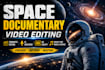 create engaging universe and space documentary content