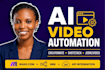 build ai video automation, creatomate, shotstack, json2video template