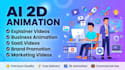 create a 2d cartoon animation video