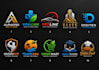 design modern unique 3d business logo