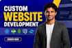 build a custom website or web application using react and node js