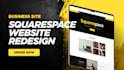 do business site squarespace website, redesign squarespace website, squarespace