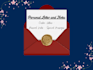 write heartfelt letters and personal notes