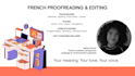 proofread and edit your french content