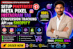 setup pinterest meta pixel, instagram tag, conversion tracking, API for shopify