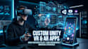 create unity VR and ar game for android, ios, and meta quest