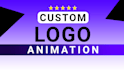 create a detailed custom logo animation