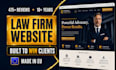 design and develop a high converting law firm website