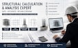 structural calculation drawing structural analysis and load calculation