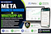 verify meta business manager and setup whatsapp business api