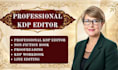 kdp proofreading, memoir editing, copy and line editing, KDP workbook