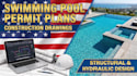 design and draft swimming pool for construction and permit
