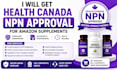 get health canada npn approval for amazon supplements