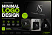 design a minimalist logo create edit