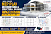 create mep plan architectural and structural drawing hvac design in ga ky ms