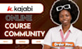 create kajabi websites, landing pages, and email sequences