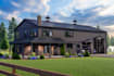 draw modern barndominium house plans site plans and construction drawings