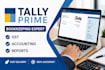do tally prime accounting, gst entry, and bookkeeping