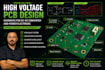 design high voltage pcb layout shematic for dc dc converter and power electronic