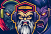 make a custom streamer logo with mascot character