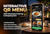 create custom interactive qr menu with whatsapp order