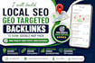 build local seo geo targeted backlinks to rank google map pack