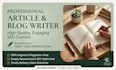 write high quality blog and articles