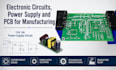 design electronic circuit power supply and pcb for manufacturing