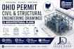 do ohio permit civil and structural engineering drawings and architectural plans