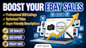 create SEO optimized ebay product listings with professional descriptions