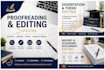 edit and proofread dissertation, reports, and academic content