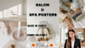 design salon and spa promo posters on canva
