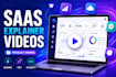 app explainer video, app demo video, mobile app animation, saas animation