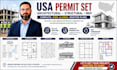 draft complete USA architectural structural and mep permit sets