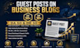 do guest posts on business blogs