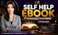 write your self help book ebook personal development book as a ghostwriter