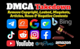 permanently remove mugshots articles harassing defaming copyright leaked by dmca