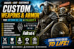 create edit custom weapon armor skyrim se ae mods follower mod redmod fallout 4