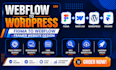 migrate webflow to wordpress figma ui to webflow website framer website design