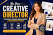be your creative director for brand strategy and visual content