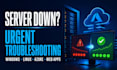 urgently troubleshoot and fix your server or web app issue