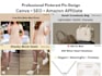 design pinterest pins in canva