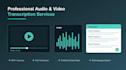 trascribe audio and video into text accurately